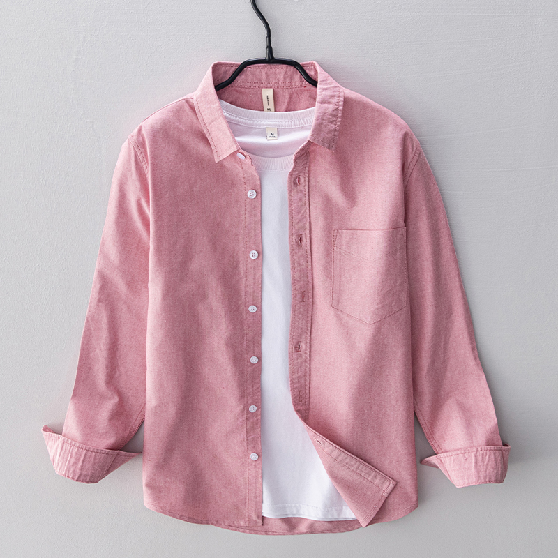 Neuer Stil lang ärmel ige Mark – Oxford Cotton Casual Shirt Business Bewertung und Preis