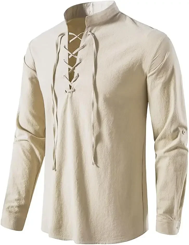 2-teiliges Set: Mittelalterlic – Medieval Gothic Lace Up Pirate Shirt Bewertung und Preis
