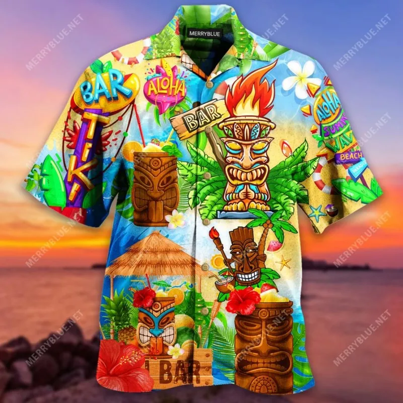 Herren Sommer Hawaiianisches B – Vintage Hawaiian Floral Shirt Bewertung und Preis